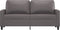 vidaXL - Tweezitsbank - 140 - cm - kunstleer - grijs