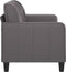 vidaXL - Tweezitsbank - 140 - cm - kunstleer - grijs