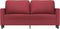 vidaXL - Tweezitsbank - 140 - cm - kunstleer - wijnrood