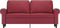 vidaXL - Tweezitsbank - 140 - cm - kunstleer - wijnrood