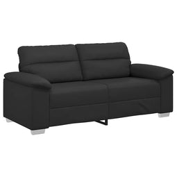 vidaXL - Tweezitsbank - 140 - cm - kunstleer - zwart