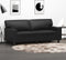 vidaXL - Tweezitsbank - 140 - cm - kunstleer - zwart