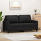 vidaXL - Tweezitsbank - 140 - cm - kunstleer - zwart