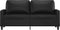 vidaXL - Tweezitsbank - 140 - cm - kunstleer - zwart