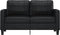 vidaXL - Tweezitsbank - 140 - cm - kunstleer - zwart
