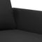vidaXL - Tweezitsbank - 140 - cm - kunstleer - zwart