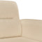 vidaXL - Tweezitsbank - 140 - cm - microvezelstof - crème