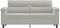 vidaXL - Tweezitsbank - 140 - cm - microvezelstof - lichtgrijs