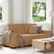 vidaXL - Tweezitsbank - 140 - cm - stof - bruin