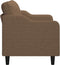 vidaXL - Tweezitsbank - 140 - cm - stof - bruin
