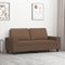 vidaXL - Tweezitsbank - 140 - cm - stof - bruin
