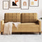 vidaXL - Tweezitsbank - 140 - cm - stof - bruin