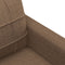 vidaXL - Tweezitsbank - 140 - cm - stof - bruin