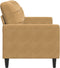 vidaXL - Tweezitsbank - 140 - cm - stof - bruin