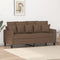vidaXL - Tweezitsbank - 140 - cm - stof - bruin
