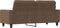 vidaXL - Tweezitsbank - 140 - cm - stof - bruin