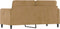 vidaXL - Tweezitsbank - 140 - cm - stof - bruin