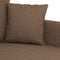 vidaXL - Tweezitsbank - 140 - cm - stof - bruin