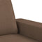vidaXL - Tweezitsbank - 140 - cm - stof - bruin