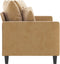 vidaXL - Tweezitsbank - 140 - cm - stof - bruin
