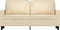 vidaXL - Tweezitsbank - 140 - cm - stof - crèmekleurig