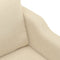 vidaXL - Tweezitsbank - 140 - cm - stof - crèmekleurig