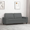 vidaXL - Tweezitsbank - 140 - cm - stof - donkergrijs