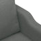 vidaXL - Tweezitsbank - 140 - cm - stof - donkergrijs
