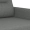 vidaXL - Tweezitsbank - 140 - cm - stof - donkergrijs