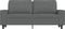 vidaXL - Tweezitsbank - 140 - cm - stof - donkergrijs