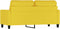 vidaXL - Tweezitsbank - 140 - cm - stof - lichtgeel
