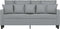 vidaXL - Tweezitsbank - 140 - cm - stof - lichtgrijs