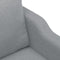 vidaXL - Tweezitsbank - 140 - cm - stof - lichtgrijs