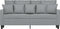 vidaXL - Tweezitsbank - 140 - cm - stof - lichtgrijs