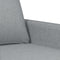 vidaXL - Tweezitsbank - 140 - cm - stof - lichtgrijs