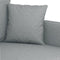 vidaXL - Tweezitsbank - 140 - cm - stof - lichtgrijs