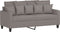 vidaXL - Tweezitsbank - 140 - cm - stof - taupe