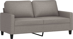 vidaXL - Tweezitsbank - 140 - cm - stof - taupe