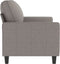 vidaXL - Tweezitsbank - 140 - cm - stof - taupe