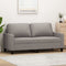 vidaXL - Tweezitsbank - 140 - cm - stof - taupe