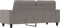 vidaXL - Tweezitsbank - 140 - cm - stof - taupe