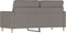 vidaXL - Tweezitsbank - 140 - cm - stof - taupe