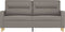 vidaXL - Tweezitsbank - 140 - cm - stof - taupe