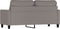 vidaXL - Tweezitsbank - 140 - cm - stof - taupe