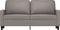 vidaXL - Tweezitsbank - 140 - cm - stof - taupe