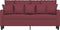 vidaXL - Tweezitsbank - 140 - cm - stof - wijnrood