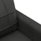 vidaXL - Tweezitsbank - 140 - cm - stof - zwart