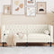 vidaXL - Tweezitsbank - Chesterfield-stijl - en - bolsters - fluweel - crèmekleur