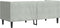 vidaXL - Tweezitsbank - Chesterfield-stijl - en - bolsters - fluweel - lichtgrijs
