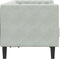 vidaXL - Tweezitsbank - Chesterfield-stijl - en - bolsters - fluweel - lichtgrijs